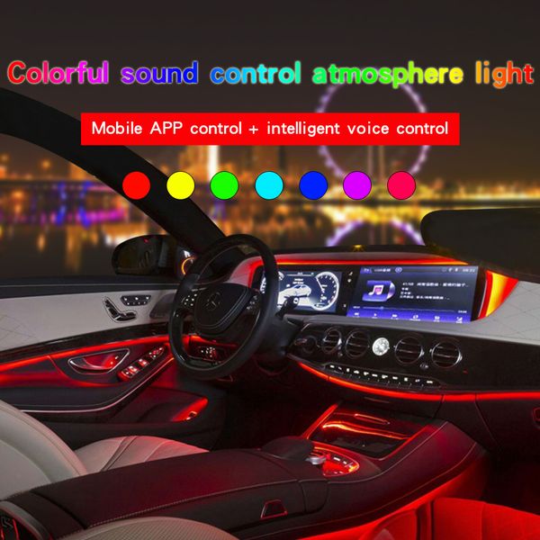 new rf wireless remote control mobile phone app seven colors cold light line light car interior atmosphere lamp for bmw e60 x5
new rf wireless remote control mobile phone app seven colors cold light line light car interior atmosphere lamp for bmw e60 x5