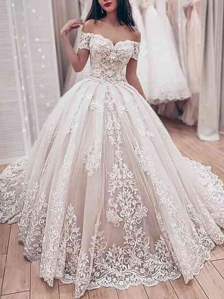 ball gown wedding dresses one shoulder wedding dress mori series bride simple deep v-neck slim fit fluffy tail soft yarn thin, White
ball gown wedding dresses one shoulder wedding dress mori series bride simple deep v-neck slim fit fluffy tail soft yarn thin, White