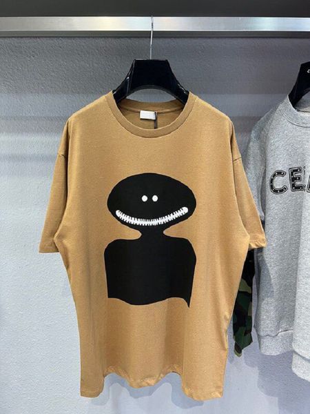 2022ss early spring new high-grade cotton printed t-shirt round neck stitching pullover short sleeves size m l xl color black white g666, Black;brown
2022ss early spring new high-grade cotton printed t-shirt round neck stitching pullover short sleeves size m l xl color black white g666, Black;brown