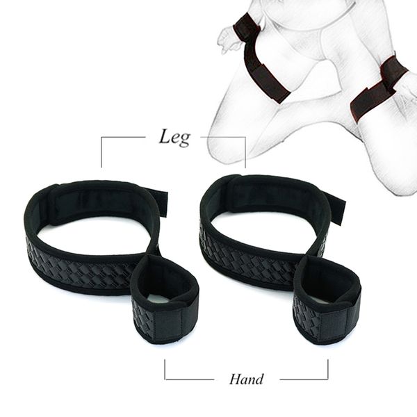 handcuff ankle-cuffs toy for woman fetish restraint bondage strap y soft wrist-to-thigh cuffs cosplay products
handcuff ankle-cuffs toy for woman fetish restraint bondage strap y soft wrist-to-thigh cuffs cosplay products