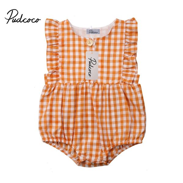 newborn infant baby girl ruffle plaid romper sleeveless jumpsuit one piece outfits sunsuit toddler summer clothes, Blue
newborn infant baby girl ruffle plaid romper sleeveless jumpsuit one piece outfits sunsuit toddler summer clothes, Blue