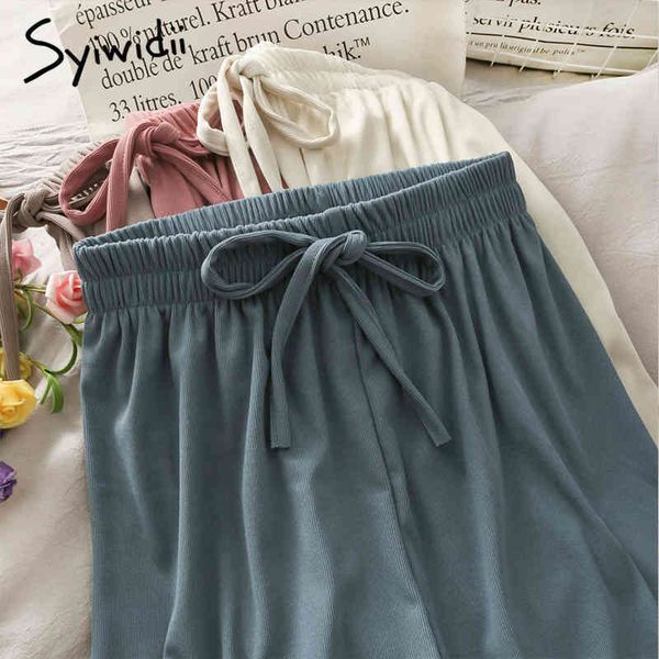 vintage lace up high waist women casual solid black loose trousers summer korean fashion wide leg pants 210415, Black;white
vintage lace up high waist women casual solid black loose trousers summer korean fashion wide leg pants 210415, Black;white