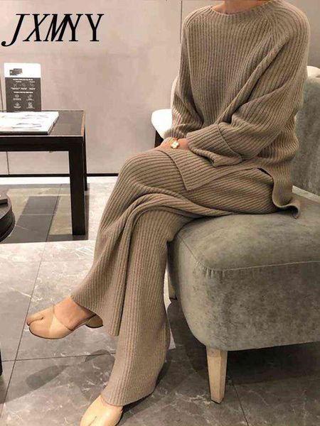 jxmyy 2022 new fashion winter women's thicken warm knitted pullover sweater two-piece suits waist loose wide leg pants set t220729, Gray
jxmyy 2022 new fashion winter women's thicken warm knitted pullover sweater two-piece suits waist loose wide leg pants set t220729, Gray