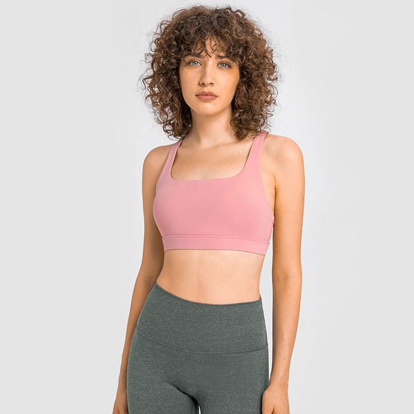 l164 cross shoulder straps women sports bras skin-friendly yoga tank gathered shockproof nude feeling underwear with removable
l164 cross shoulder straps women sports bras skin-friendly yoga tank gathered shockproof nude feeling underwear with removable