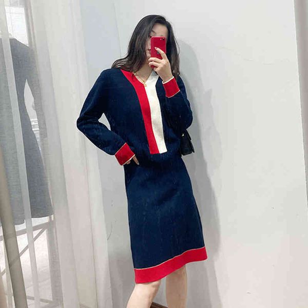 two piece dress legal family s dress color contrast v-neck knitted sweater elastic waist skirt western style two-piece set hgva, White
two piece dress legal family s dress color contrast v-neck knitted sweater elastic waist skirt western style two-piece set hgva, White