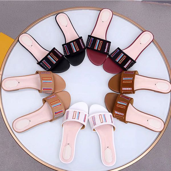 genuine leather women slippers classic embroidery letter sandales pp straw upper sandal slide comfortable rubber sole womens sliders summer, Black
genuine leather women slippers classic embroidery letter sandales pp straw upper sandal slide comfortable rubber sole womens sliders summer, Black
