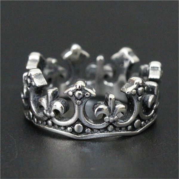 1pc men boy fleur de lis crown ring 16l stainless steel selling popular cool crown ring308u, Silver
1pc men boy fleur de lis crown ring 16l stainless steel selling popular cool crown ring308u, Silver
