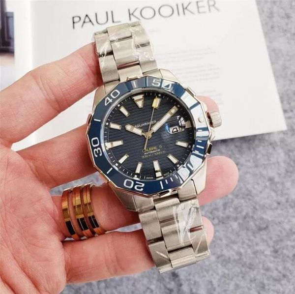 grade aaa men's mechanical watch stainless steel automatic 2813 movement wristwatch mens self-wind aquaracer calibre 5 watches tag watc, Slivery;brown
grade aaa men's mechanical watch stainless steel automatic 2813 movement wristwatch mens self-wind aquaracer calibre 5 watches tag watc, Slivery;brown
