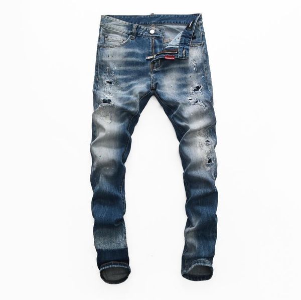 17 colors new men long pants autumn and winter slim fashion ripped cotton men's jeans 8242 gpb dsquareds dsq2s dsqs, Blue
17 colors new men long pants autumn and winter slim fashion ripped cotton men's jeans 8242 gpb dsquareds dsq2s dsqs, Blue
