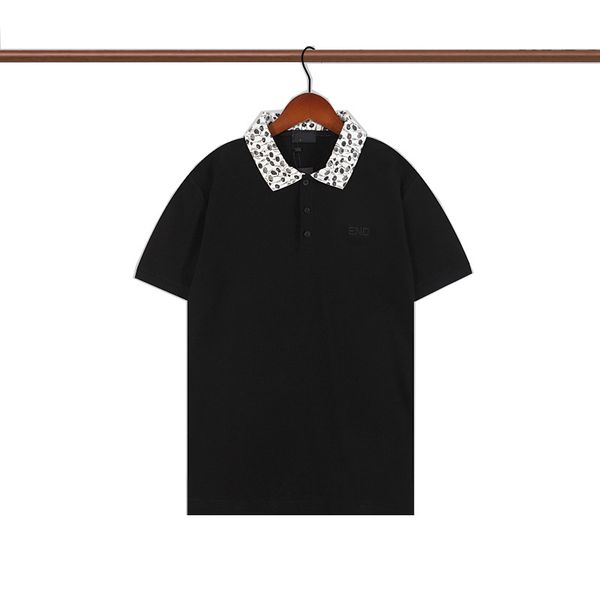 mens designer polo shirt fashion men polos shirts print casual short sleeve t-shirts turn-down collar clothing, White;black
mens designer polo shirt fashion men polos shirts print casual short sleeve t-shirts turn-down collar clothing, White;black