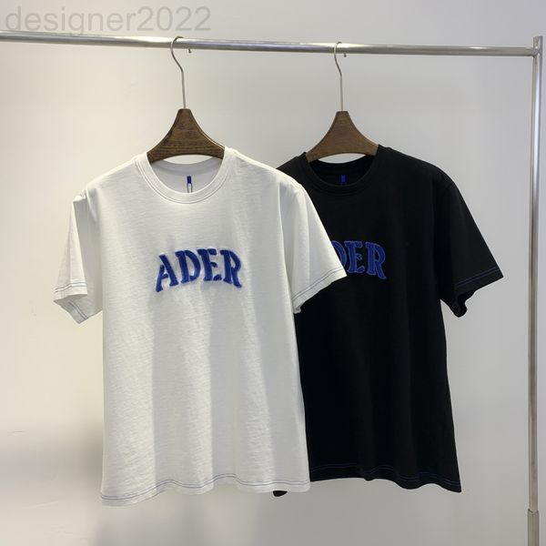 women's t-shirt designer ader short sleeve washed denim sticker embroidered half korean couple fashion brand loose old t-shirt rjqm, White
women's t-shirt designer ader short sleeve washed denim sticker embroidered half korean couple fashion brand loose old t-shirt rjqm, White