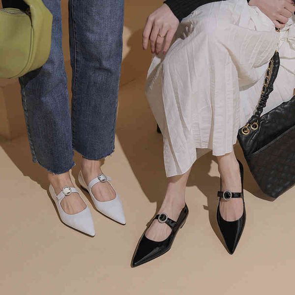 boots spring and autumn mary jane shoes women's summer pointed head one-line buckle flat sole single leather shallow mouth i5rv, Black
boots spring and autumn mary jane shoes women's summer pointed head one-line buckle flat sole single leather shallow mouth i5rv, Black