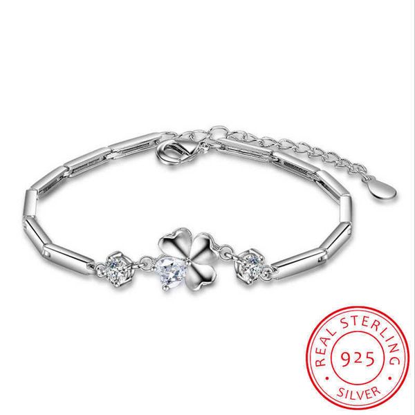 925 zirconium silver women's bracelet, high-quality jewelry, lucky clover, fashion accessories, trendy, Golden;silver
925 zirconium silver women's bracelet, high-quality jewelry, lucky clover, fashion accessories, trendy, Golden;silver