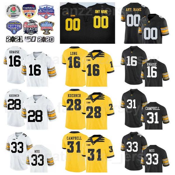 ncaa college iowa hawkeyes football 31 jack campbell jerseys men 28 koerner bob sanders 33 riley moss chuck long 16 paul krause university t, Black
ncaa college iowa hawkeyes football 31 jack campbell jerseys men 28 koerner bob sanders 33 riley moss chuck long 16 paul krause university t, Black