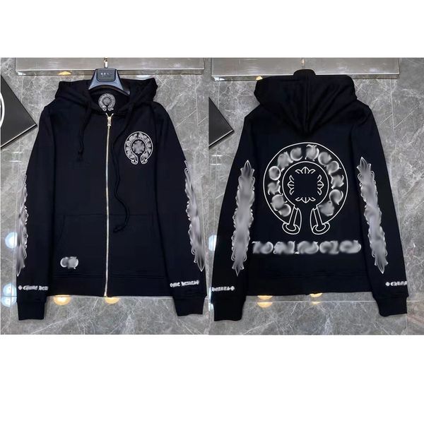 classic mens luxury hoodie designer fashion zipper brand ch sweatshirts horseshoe sanskrit cross print pullover hooded sweater coat womens h, Black
classic mens luxury hoodie designer fashion zipper brand ch sweatshirts horseshoe sanskrit cross print pullover hooded sweater coat womens h, Black