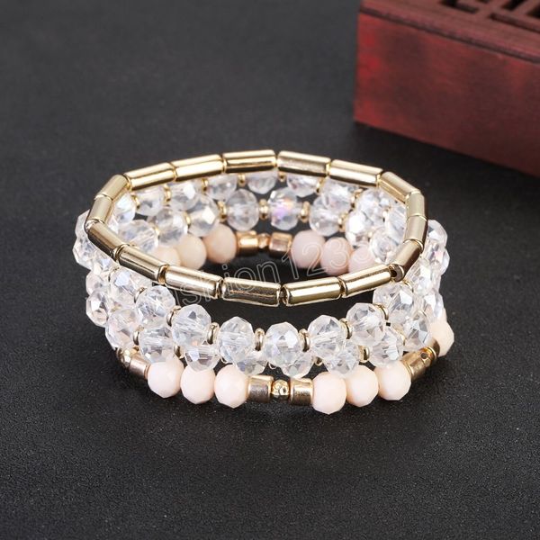 4pcs/set bohemian beaded multi-layer bracelet for women vintage fashion long round elasticity bracelet vacation jewelry gift, Golden;silver
4pcs/set bohemian beaded multi-layer bracelet for women vintage fashion long round elasticity bracelet vacation jewelry gift, Golden;silver