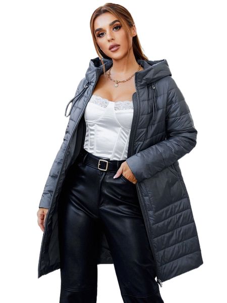 miegofce zip up drawstring hooded quilted coat m8wn#, Black
miegofce zip up drawstring hooded quilted coat m8wn#, Black