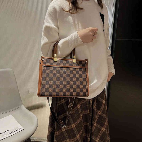 large capacity new fashion single shoulder versatile portable tote women's bags luxury brand purses