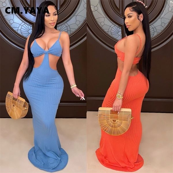 cm.yaya women knit cut out open back spaghetti strap maxi dress club beach summer sleeveless long dresses 220516, Black;gray
cm.yaya women knit cut out open back spaghetti strap maxi dress club beach summer sleeveless long dresses 220516, Black;gray