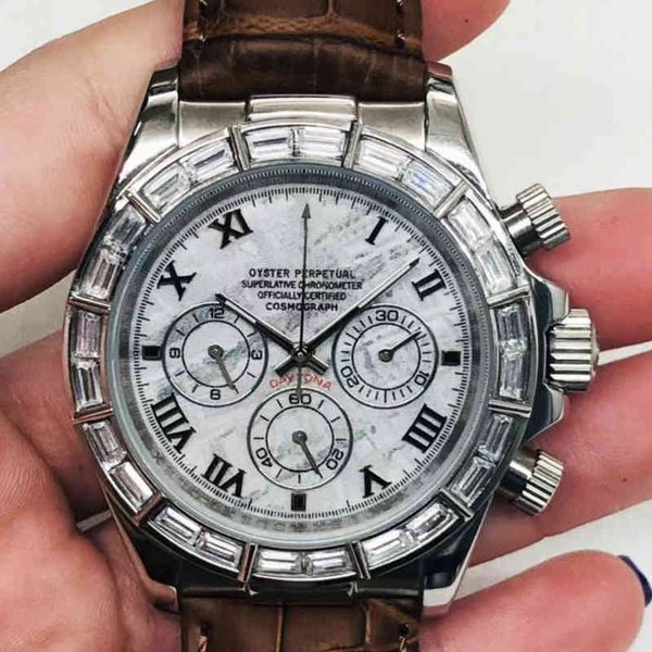 luxury mens mechanical watch automatic geneva es for men swiss wristwatches 91se, Slivery;brown
luxury mens mechanical watch automatic geneva es for men swiss wristwatches 91se, Slivery;brown