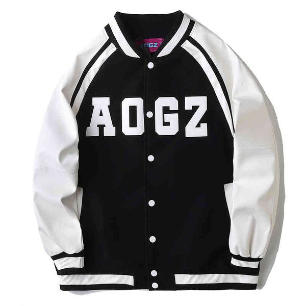 hiphop motorcycle jacket pu splicing streetwear letter embroidery patchwork harajuku fashion thick warm bomber pilot coat, Black;brown
hiphop motorcycle jacket pu splicing streetwear letter embroidery patchwork harajuku fashion thick warm bomber pilot coat, Black;brown