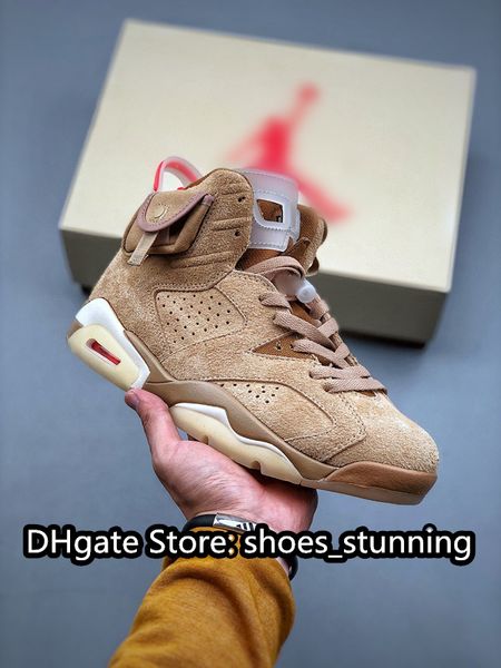 shoes jumpman 6 travis scotts x british khaki outdoor sneakers sports with shoebox size 36--47.5 fast delivery
shoes jumpman 6 travis scotts x british khaki outdoor sneakers sports with shoebox size 36--47.5 fast delivery