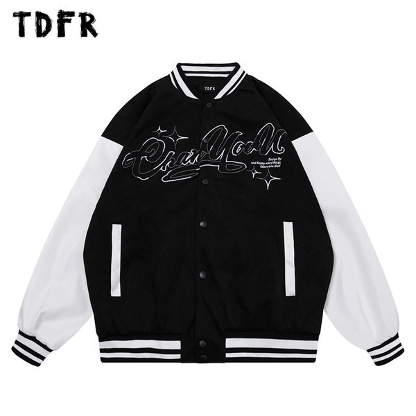 letter embroidery jacket mens autumn winter casual streetwear loose single breasted long sleeve outerwear men 220804, Black;brown
letter embroidery jacket mens autumn winter casual streetwear loose single breasted long sleeve outerwear men 220804, Black;brown