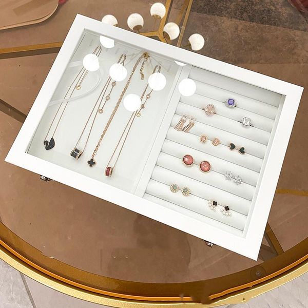 jewelry pouches, bags big pu white carrying case with glass cover ring display box tray holder storage organizer earrings bracelet b, Pink;blue
jewelry pouches, bags big pu white carrying case with glass cover ring display box tray holder storage organizer earrings bracelet b, Pink;blue