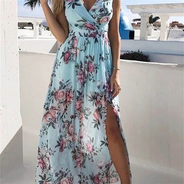 boho floral long dres print deep v-neck dresses summer sleeveless beach dress chiffon split maxi dress party vestido 220517, Black;gray
boho floral long dres print deep v-neck dresses summer sleeveless beach dress chiffon split maxi dress party vestido 220517, Black;gray
