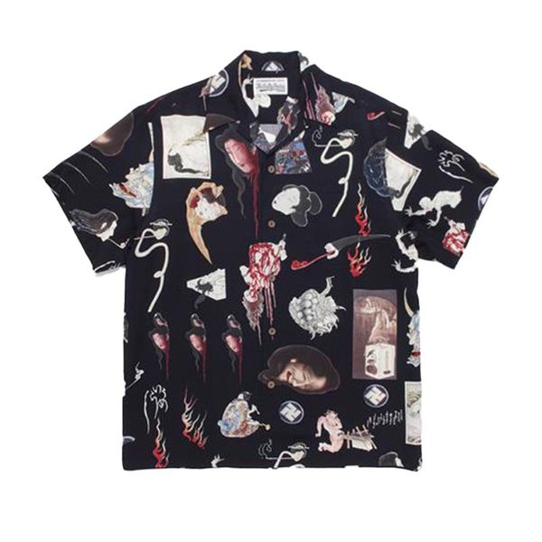 2022ss shirt men women 1 quality t-shirt hawaiian full print short shirt tees, White;black
2022ss shirt men women 1 quality t-shirt hawaiian full print short shirt tees, White;black