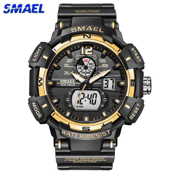 smael sport watch men big dial led digital quartz wrist watches mens brand luxury digitalwatch military army clock male 220530, Slivery;brown
smael sport watch men big dial led digital quartz wrist watches mens brand luxury digitalwatch military army clock male 220530, Slivery;brown