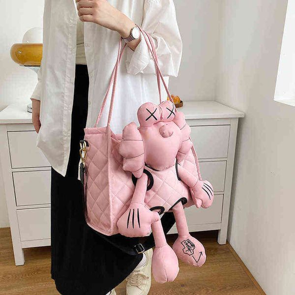 casual big tote bags for women nylon crossbody bag diamond lattice shoulder bag ladies large quilted handbags cartoon tote bag 220608
casual big tote bags for women nylon crossbody bag diamond lattice shoulder bag ladies large quilted handbags cartoon tote bag 220608