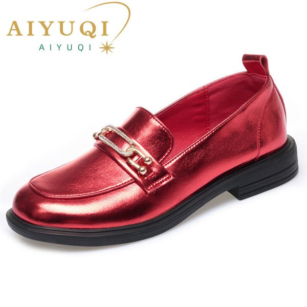 loafer shoes women genuine leather 2022 spring new large size ladies single shoes casual shiny women shoes, Black
loafer shoes women genuine leather 2022 spring new large size ladies single shoes casual shiny women shoes, Black