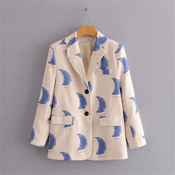 dt27563 jacket women chaqueta mujer casaco f womens new moon pattern graffiti two button suit coat wholesale y201026, White;black
dt27563 jacket women chaqueta mujer casaco f womens new moon pattern graffiti two button suit coat wholesale y201026, White;black