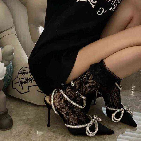 fashion women's high heel pointed toe sandals rhinestone woman pump crystal bowknot ankle strap ladies prom shoes women female t220730, Black
fashion women's high heel pointed toe sandals rhinestone woman pump crystal bowknot ankle strap ladies prom shoes women female t220730, Black
