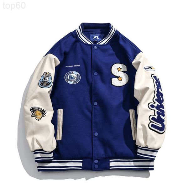 men's hoodies & sweatshirts designer american fashion brand klein blue baseball jacket women's spring and autumn hip hop loose cas, Black
men's hoodies & sweatshirts designer american fashion brand klein blue baseball jacket women's spring and autumn hip hop loose cas, Black