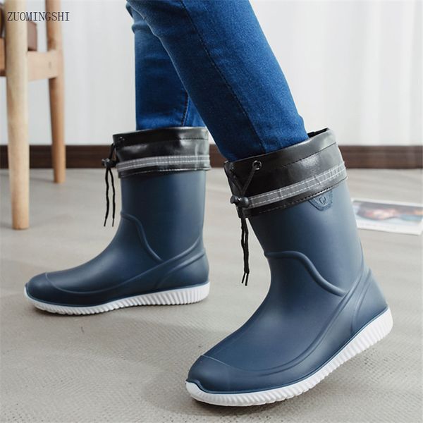 rubber round toe ankle rain boots men winter fishing boots with liner bot non-slip car wash shoes work shoes, Black;red
rubber round toe ankle rain boots men winter fishing boots with liner bot non-slip car wash shoes work shoes, Black;red
