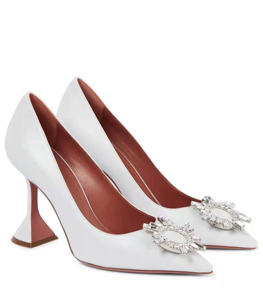 new season shoes amina pumps muaddi begum embellished white leather crystal wedding pumps, Black
new season shoes amina pumps muaddi begum embellished white leather crystal wedding pumps, Black