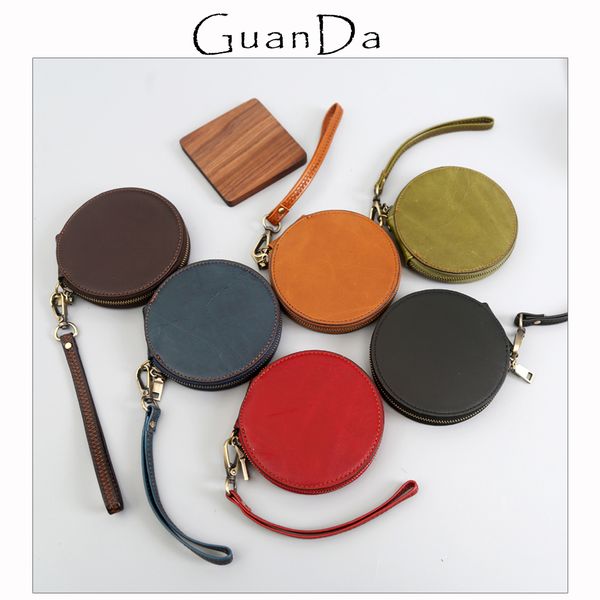 vintage luxury genuine leather round coin pouch womens purse wallet with wristlet lanyard
vintage luxury genuine leather round coin pouch womens purse wallet with wristlet lanyard