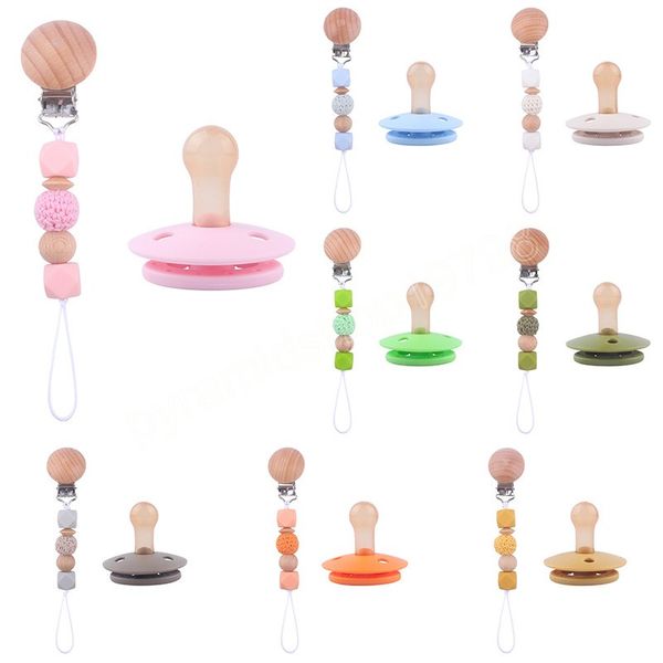 baby pacifier holder nipple 2pcs/set beech cilp candy color octagonal silicone wood bead teether pacifiers anti-drop chain newborn toy
baby pacifier holder nipple 2pcs/set beech cilp candy color octagonal silicone wood bead teether pacifiers anti-drop chain newborn toy
