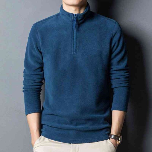 fleece sweatshirt men stand collar autumn winter inner wear quarter zipper solid color warm long sleeve, Black
fleece sweatshirt men stand collar autumn winter inner wear quarter zipper solid color warm long sleeve, Black