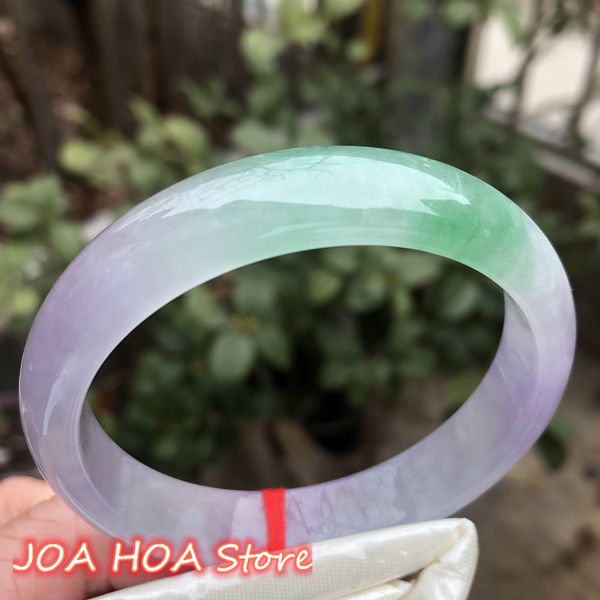 unique high-ice purple-green bangle natural a grade jadeite bracelet exquisite emerald handring fine jewelry, Silver
unique high-ice purple-green bangle natural a grade jadeite bracelet exquisite emerald handring fine jewelry, Silver