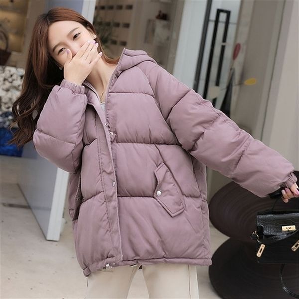 breasted buttons winter down jacket for women hooded oversize loose padded female down coat short casual puffer jackets 201209, Black
breasted buttons winter down jacket for women hooded oversize loose padded female down coat short casual puffer jackets 201209, Black