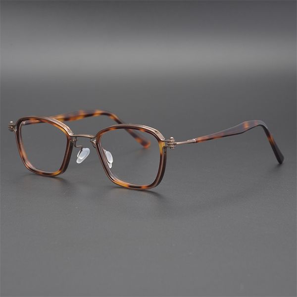 eyeglasses online 75% off classical brownish red small square hand-made glasses frame, height of men and women, large face, White;black 
eyeglasses online 75% off classical brownish red small square hand-made glasses frame, height of men and women, large face, White;black