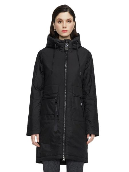 gasman zip pocket drawstring hooded longline puffer coat k2da#, Black
gasman zip pocket drawstring hooded longline puffer coat k2da#, Black