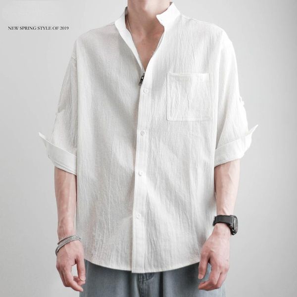 men's casual shirts summer men's short sleeve regular-fit turn down collar male work business solid color cotton linen l222, White;black
men's casual shirts summer men's short sleeve regular-fit turn down collar male work business solid color cotton linen l222, White;black
