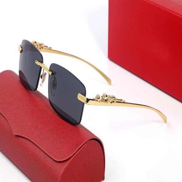 leopard head designer sunglasses classic business golden silver rimless half full frame ladies leisure luxury sun glasses goggle e291r, White;black
leopard head designer sunglasses classic business golden silver rimless half full frame ladies leisure luxury sun glasses goggle e291r, White;black