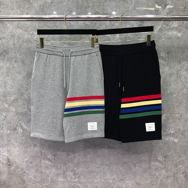 colourful 4-bar stripe men's shorts summer designer relaxed pants 100% cotton loopback high street stylist yarn-dyed women's casua, White;black
colourful 4-bar stripe men's shorts summer designer relaxed pants 100% cotton loopback high street stylist yarn-dyed women's casua, White;black