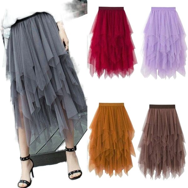 skirts womens lace tulle mesh skirt summer fashion casual elastic high waist layers pleated long maxi q3b9#, Black
skirts womens lace tulle mesh skirt summer fashion casual elastic high waist layers pleated long maxi q3b9#, Black