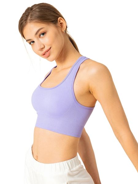 high support racer back sports bra p8ij#, Gray